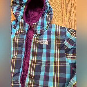 The North Face reversible down jacket